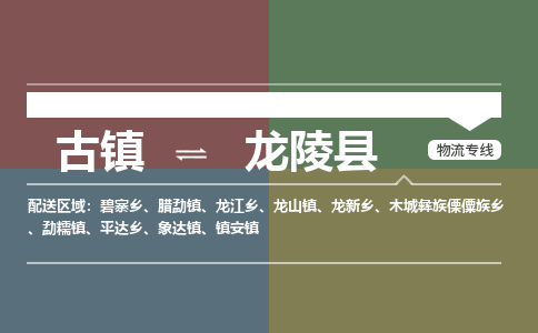 古镇到龙陵县物流专线-古镇到龙陵县货运-卡班运输